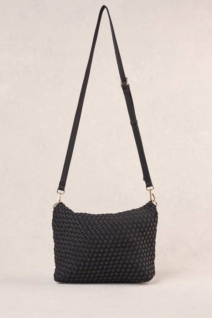 Soft Woven Clutch - Black
