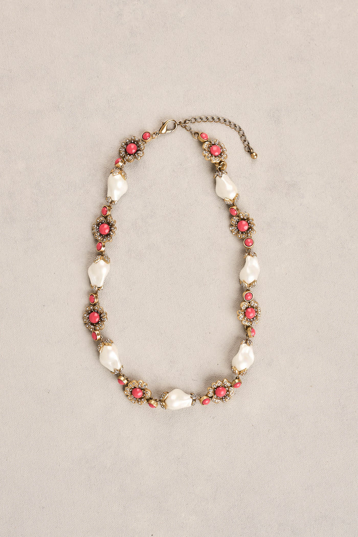 Statement Necklace - Pink