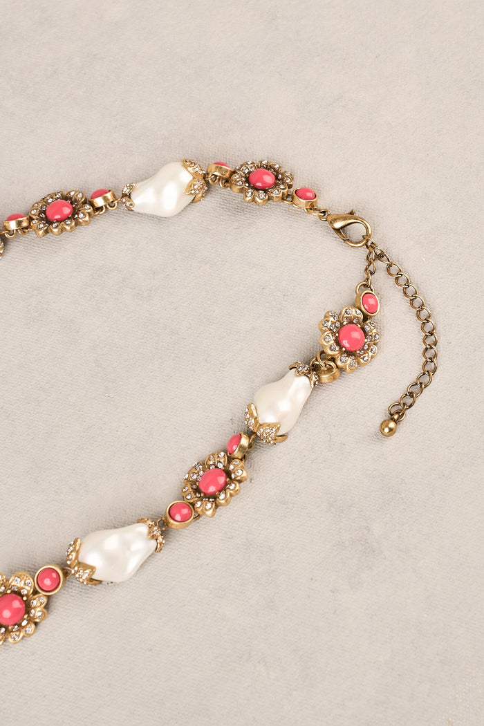 Statement Necklace - Pink