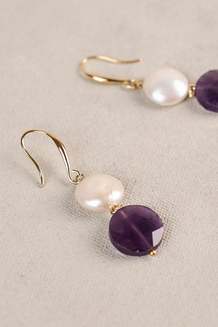Stone Pearl Droplets - Purple