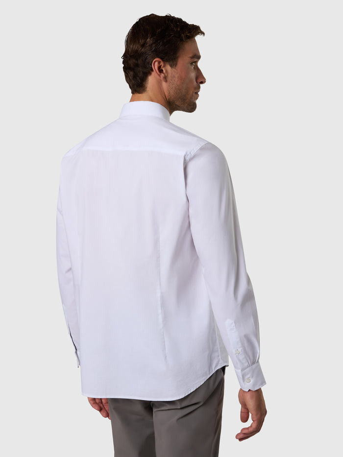 4 | White | shirt-italian-collar--long-sleeve-664490