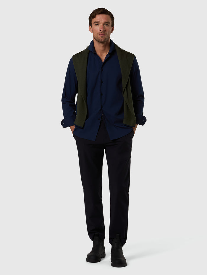 5 | Navy blue | shirt-italian-collar--long-sleeve-664490