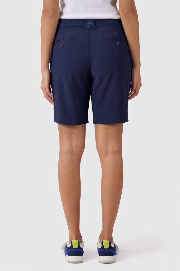 4 | Navy blue | women's-tech-chino-shorts-27W517