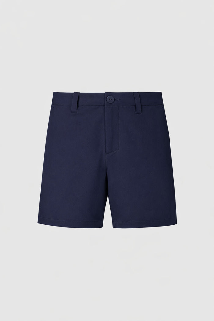 hover | Navy blue | women's-tech-chino-shorts-27W517