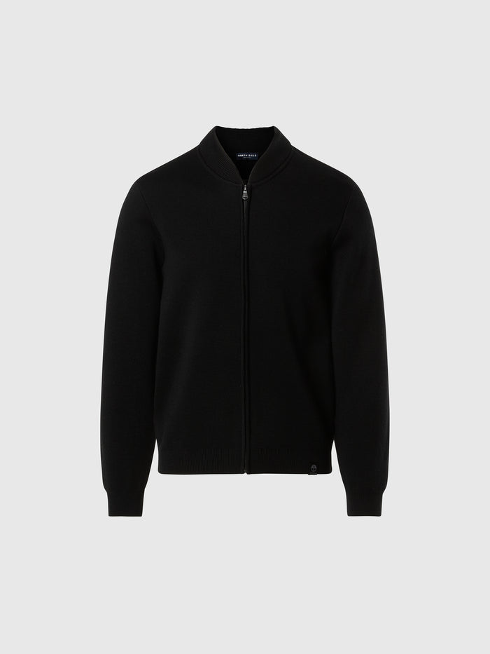 hover | Black | full-zip-12gg-knitwear-699620