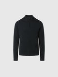 hover | Dark grey melange | half-zip-12gg-knitwear-699601