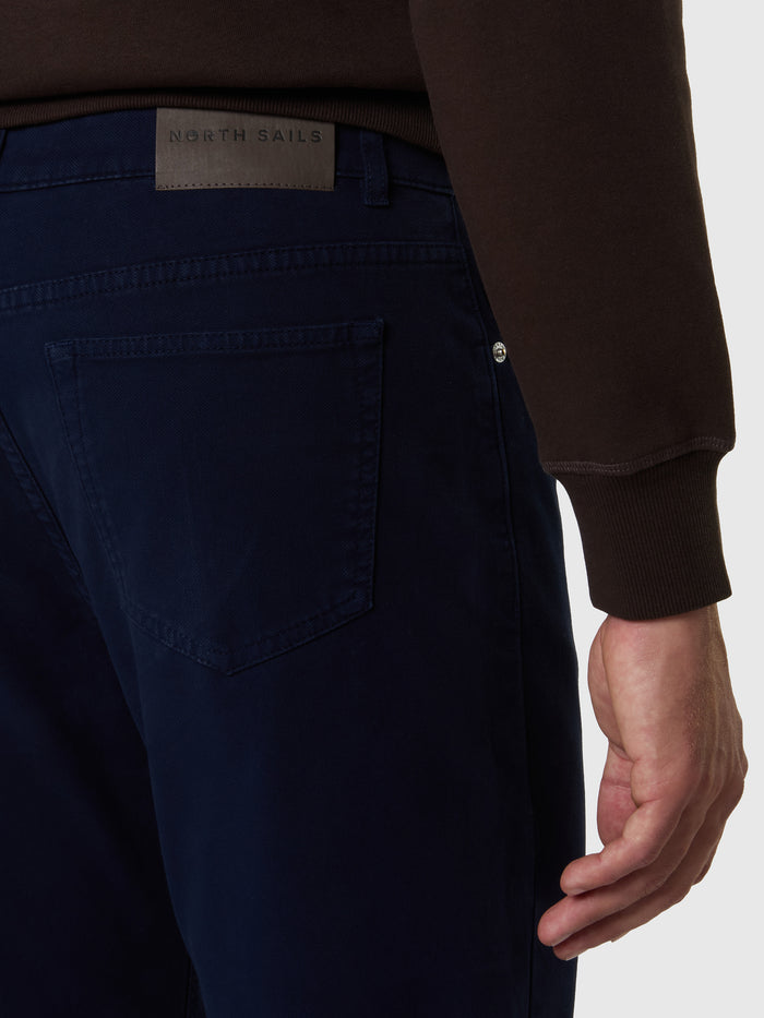 5 | Navy blue | stripe--regualr-fit-5-pocket-pant-673095