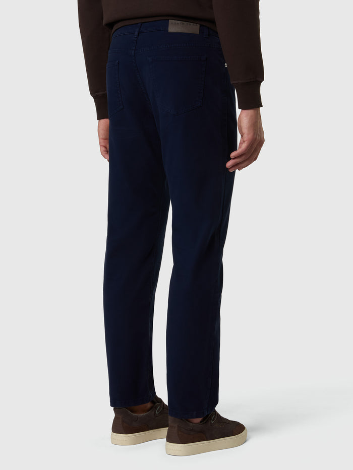 4 | Navy blue | stripe--regualr-fit-5-pocket-pant-673095