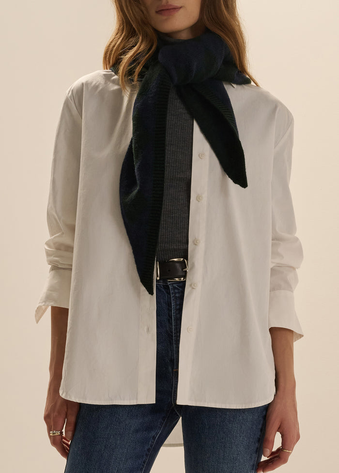 THE ARGYLE TRIANGLE SCARF