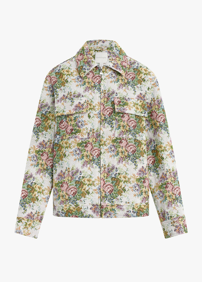 floral jacquard