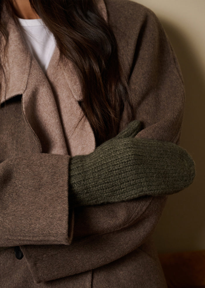THE BRAIDED MITTENS