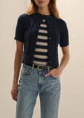THE CAFE CABLE CARDIGAN
