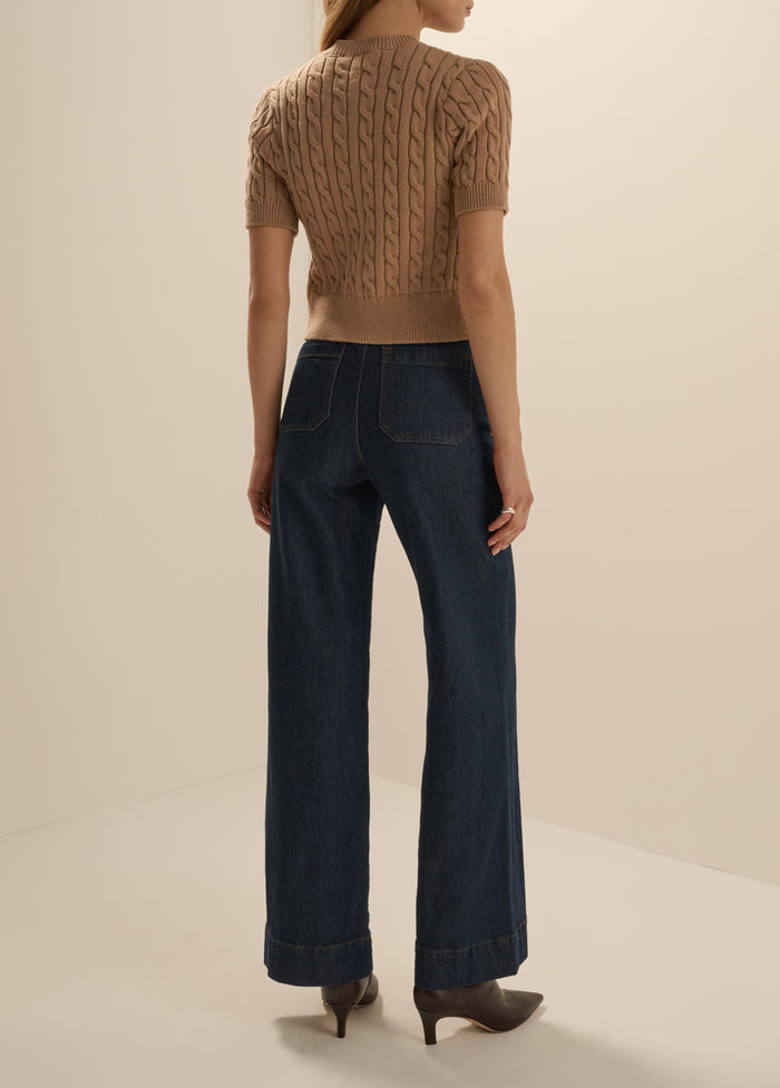THE CAFE CABLE CARDIGAN