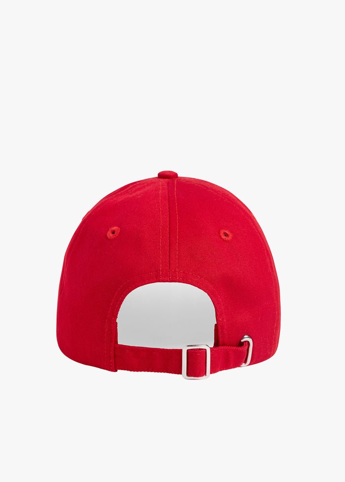 red white