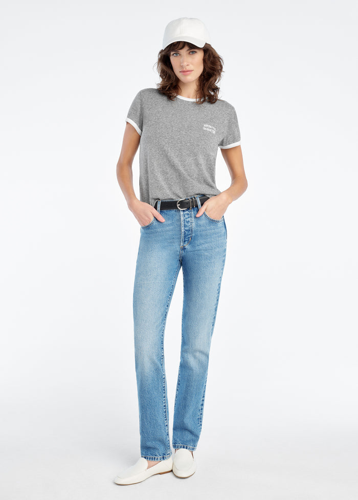 heather grey white