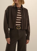 THE CROP EX-BOYFRIEND SHIRT