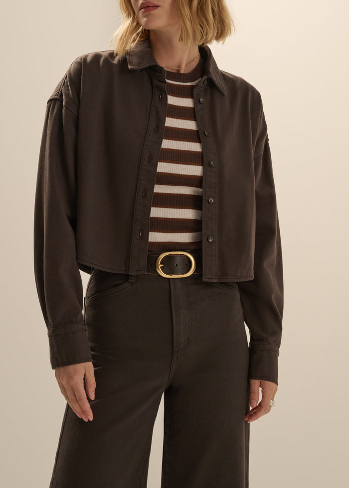 THE CROP EX-BOYFRIEND SHIRT