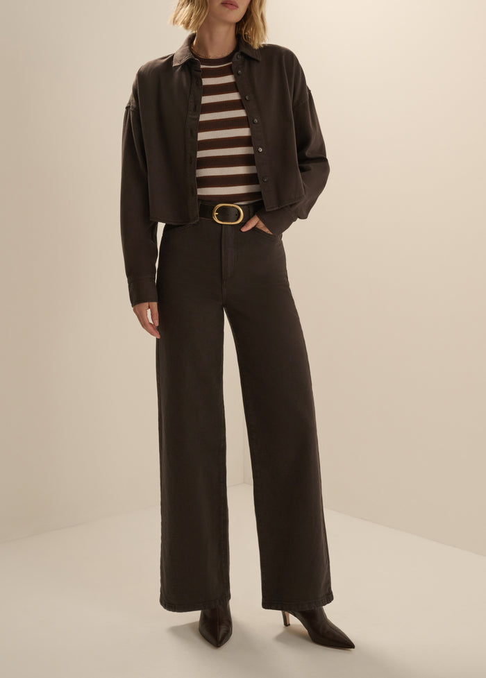 THE CROP EX-BOYFRIEND SHIRT