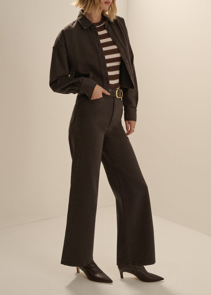 THE CROP EX-BOYFRIEND SHIRT