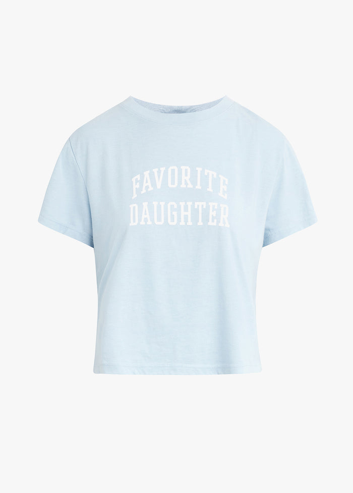 THE CROPPED COLLEGIATE TEE