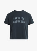 THE CROPPED COLLEGIATE TEE