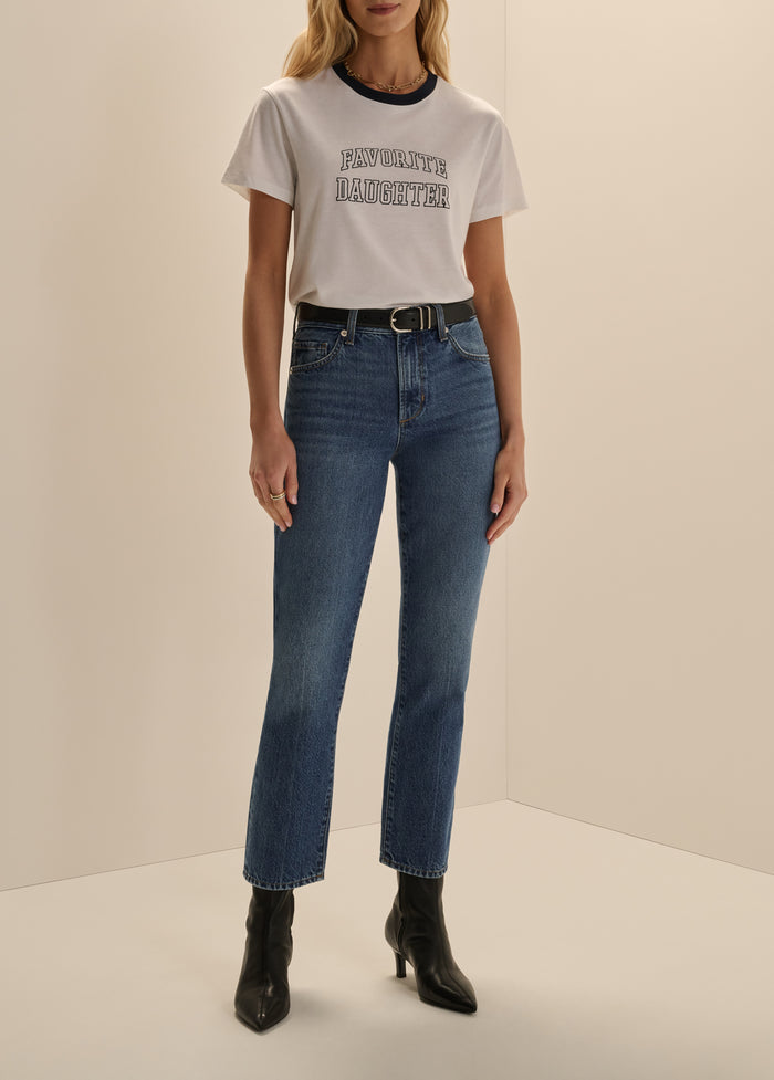 THE CROPPED FAVORITE RINGER TEE