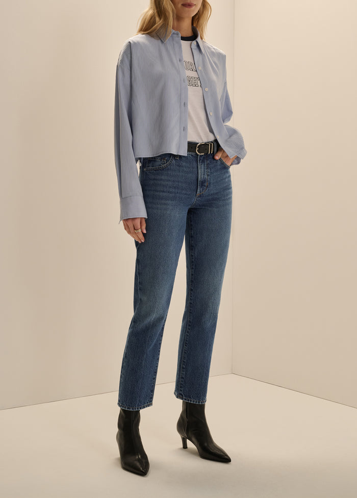 THE CROPPED FAVORITE RINGER TEE