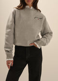 THE CROPPED SIGNATURE SWEATSHIRT