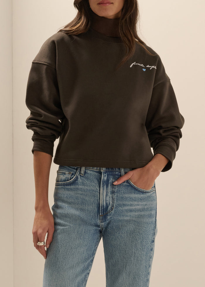THE CROPPED SIGNATURE SWEATSHIRT