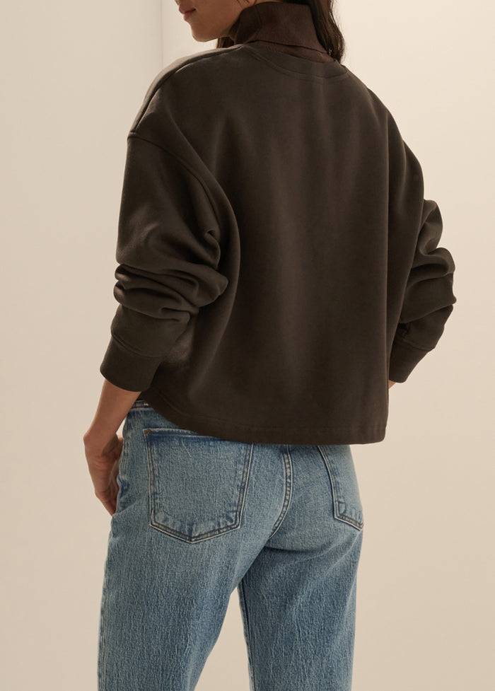 THE CROPPED SIGNATURE SWEATSHIRT