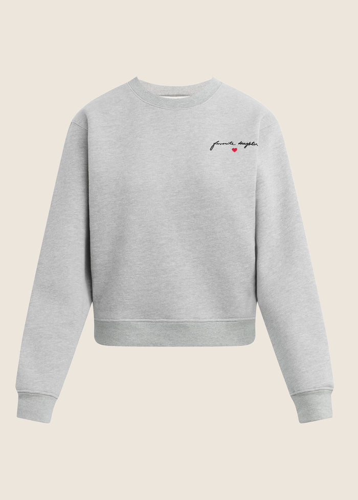 THE CROPPED SIGNATURE SWEATSHIRT