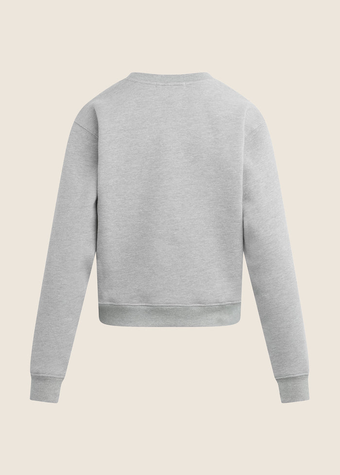 THE CROPPED SIGNATURE SWEATSHIRT
