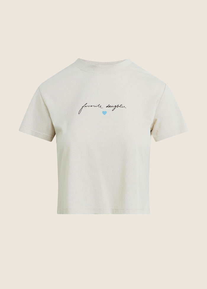 THE CROPPED SIGNATURE TEE