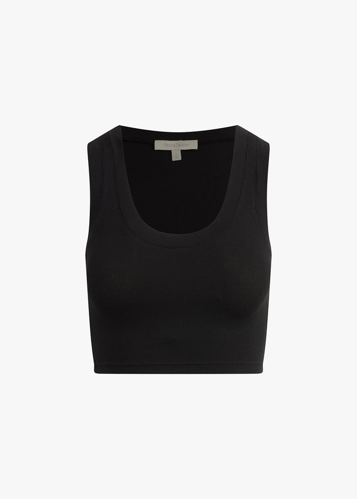 THE CUTTING IT CLOSE CROP TANK