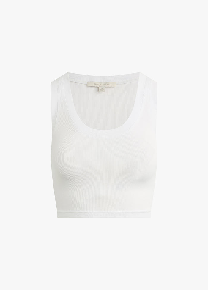THE CUTTING IT CLOSE CROP TANK