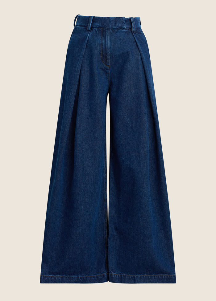 THE DENIM PLEATS FOR DAYS PANT
