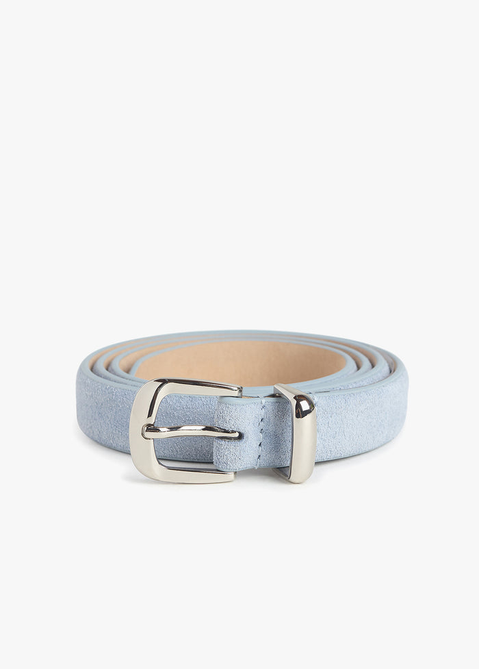 soft blue polished nickel