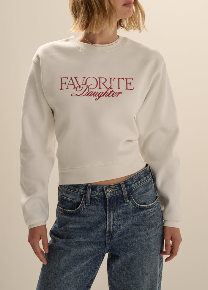 THE EMBROIDERY RITZY CLASSIC SWEATSHIRT