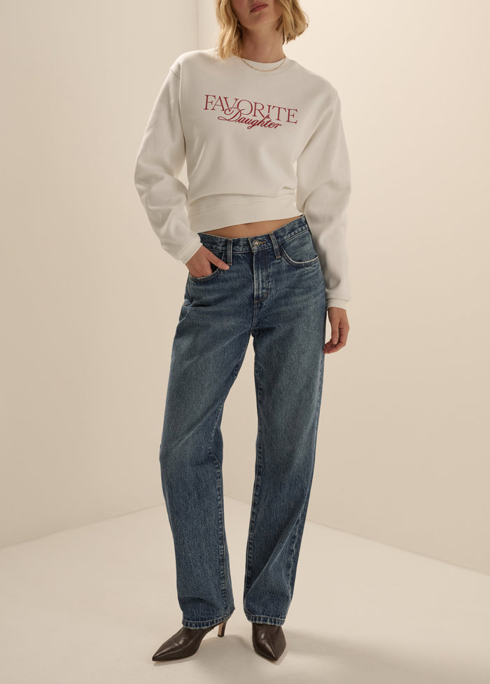 THE EMBROIDERY RITZY CLASSIC SWEATSHIRT