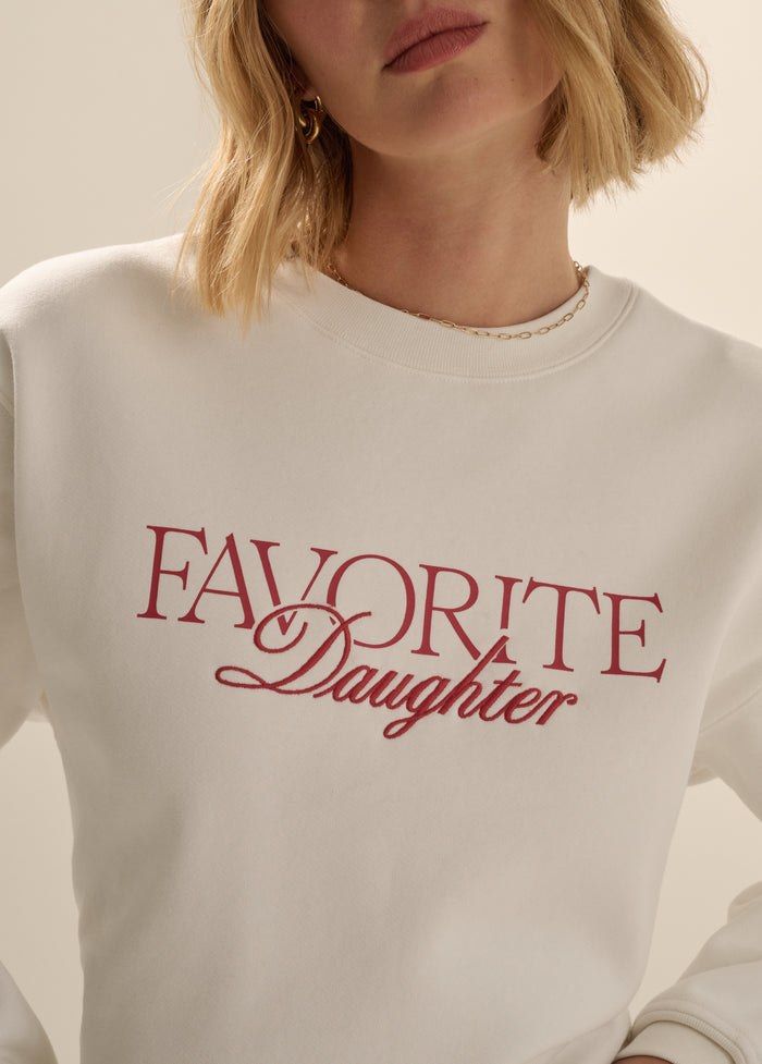 THE EMBROIDERY RITZY CLASSIC SWEATSHIRT