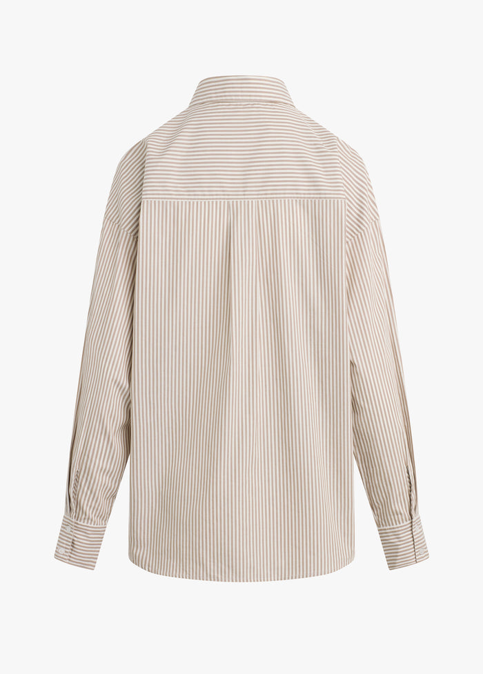 soft taupe stripe