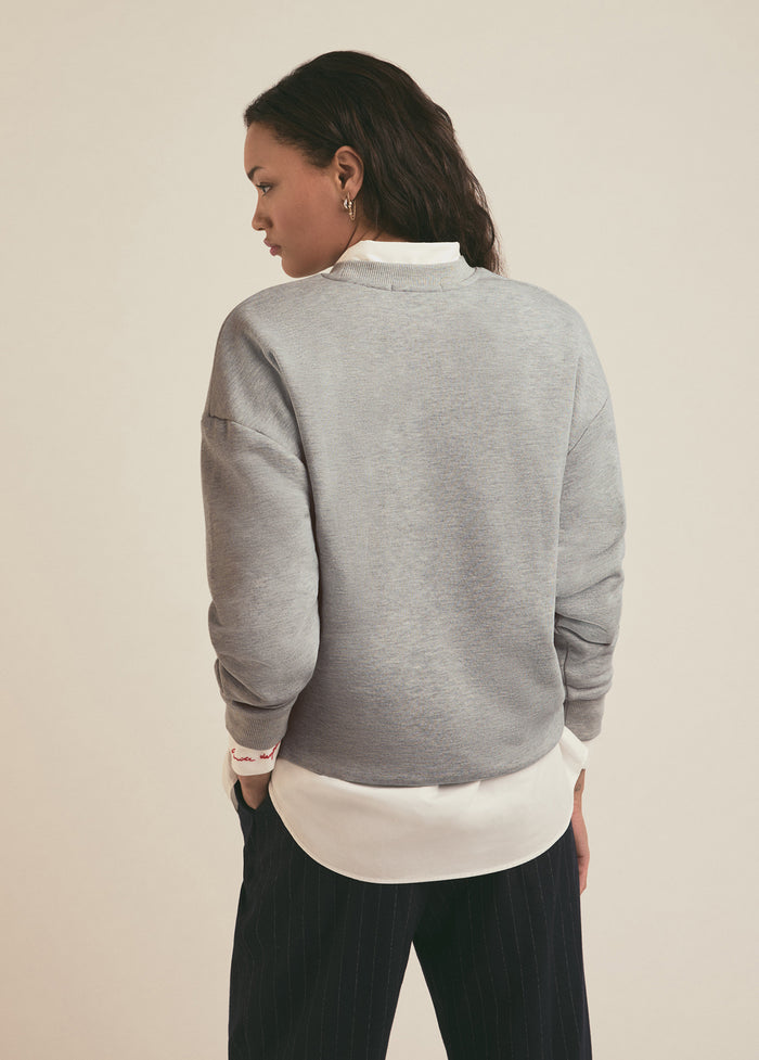 THE FAVORITE DAUGHTER HEART LOGO SWEATSHIRT