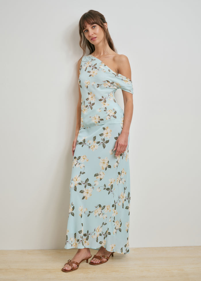 aqua floral