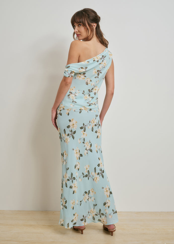 aqua floral