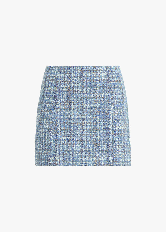 sky blue tweed