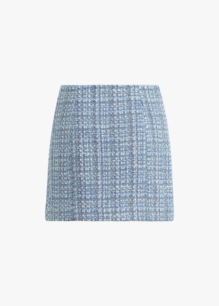 sky blue tweed