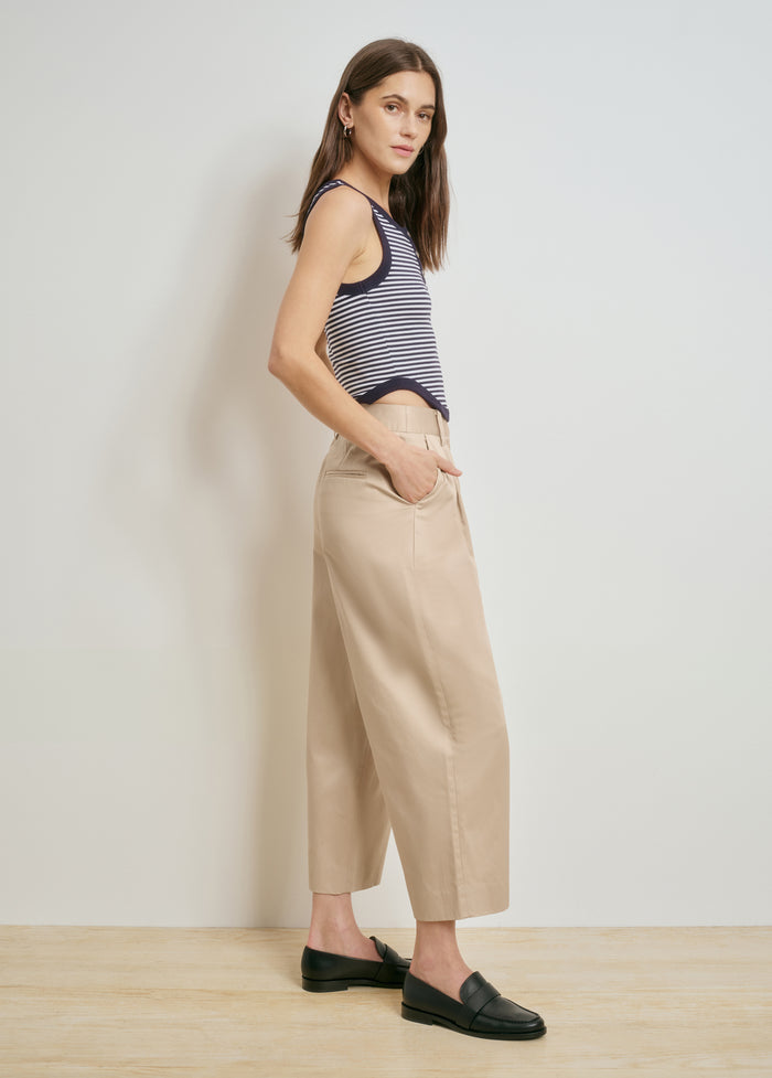 navy white stripe