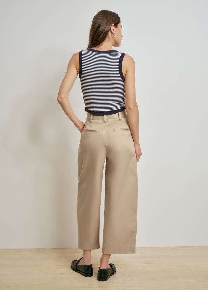 navy white stripe