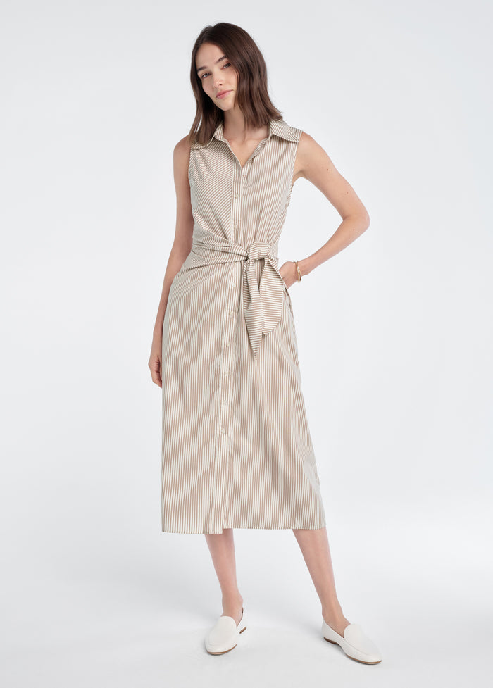 soft taupe stripe
