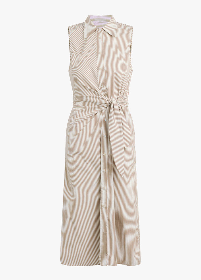soft taupe stripe